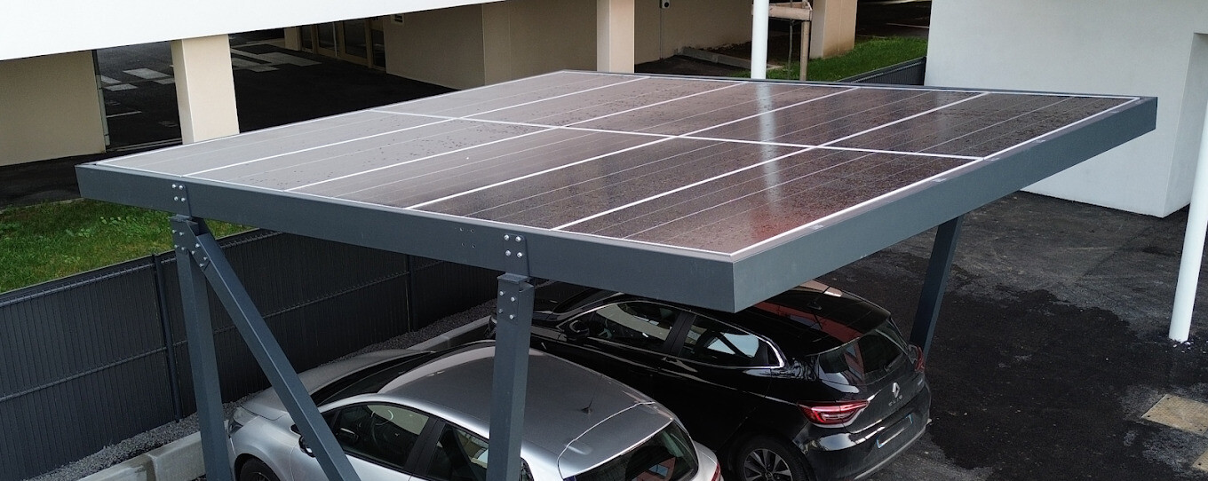 carport solaire suisse 2 places installations pas cher