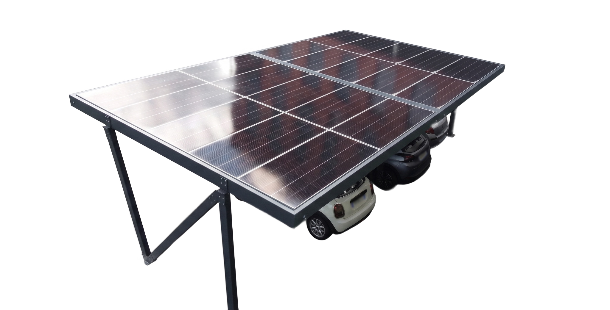 Carport solaire naoenergy — vue du produit