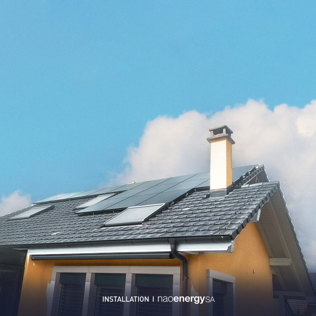 Panneaux photovoltaïques pour domicile, conçus pour maximiser l'efficacité énergétique et réduire les coûts d'électricité. Installation disponible dans les principales villes de Suisse romande, notamment Genève, Lausanne, Fribourg, Neuchâtel, Yverdon-les-Bains, Sion, Montreux et Vevey.