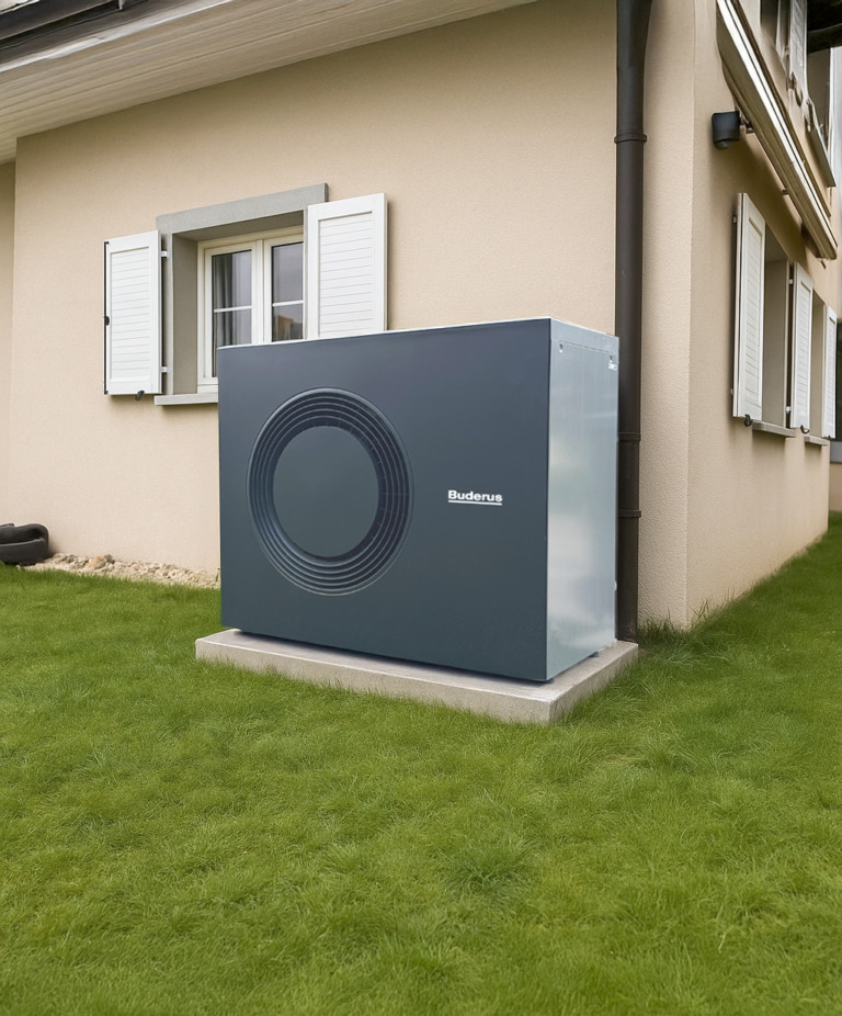 Pompe à chaleur air-eau installée par naoenergy