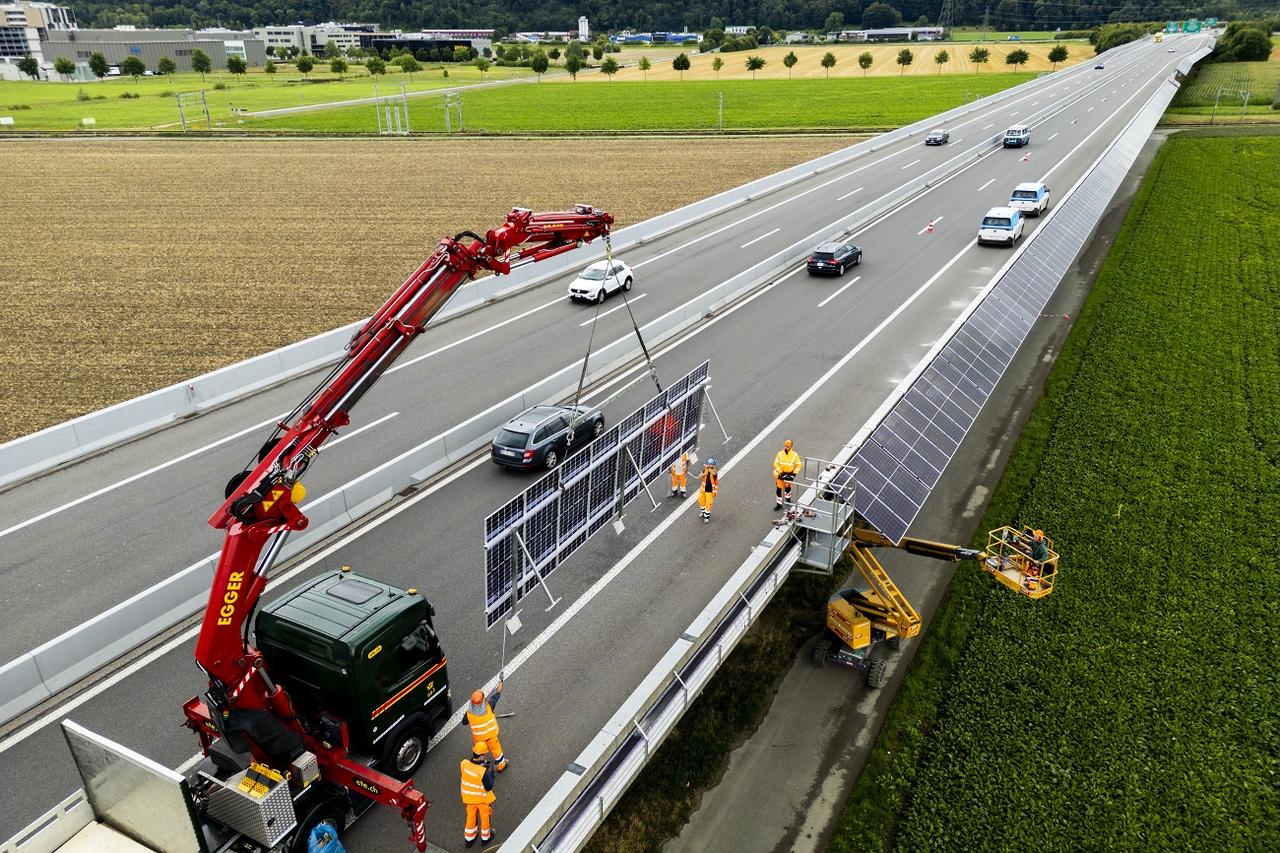 Les infrastructures routières au coeur de la stratégie solaire de la Suisse